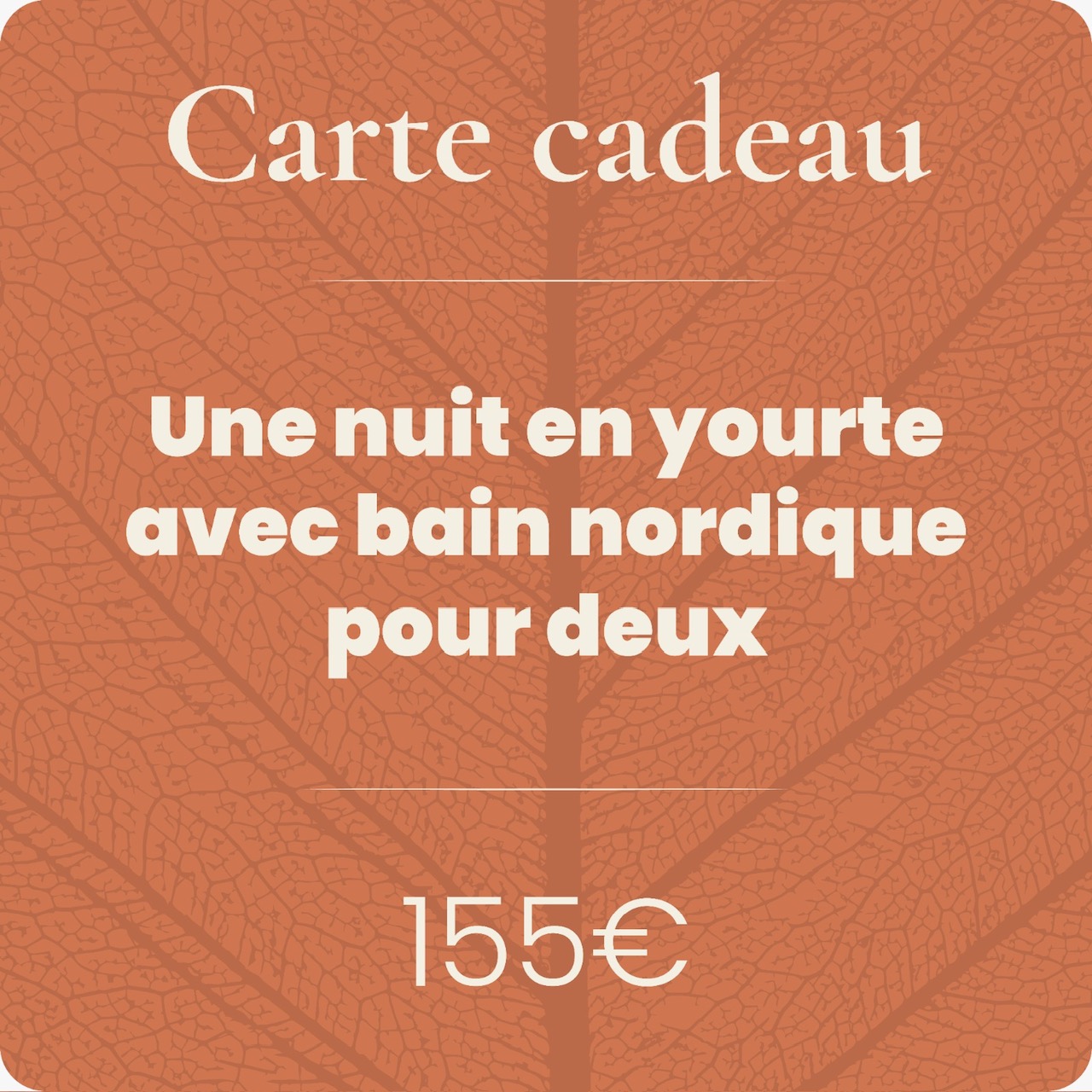 Nuit pour 2 en yourte avec bain nordique